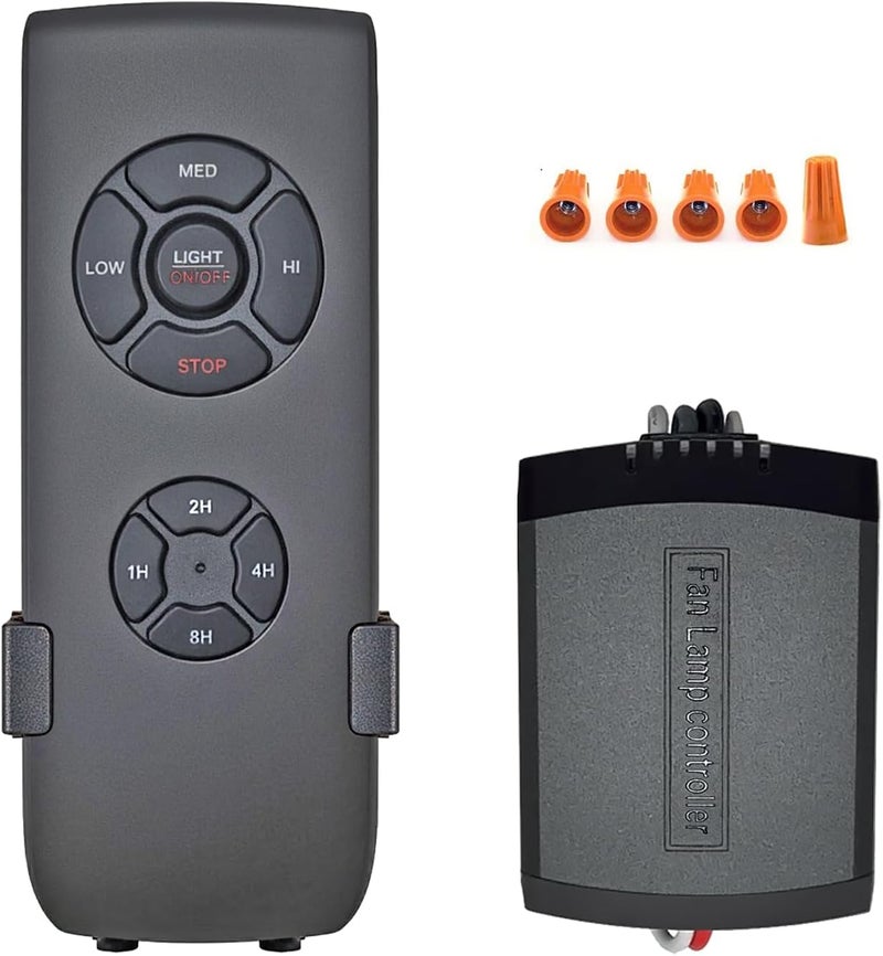 Humpptom Ceiling Fan Remote Control Kit, Small Size Receiver Ceiling Fan Remote Control Control for Hunter/Harbor Breeze/Westinghouse/Honeywell Ceiling Fan Small Size - Image 1